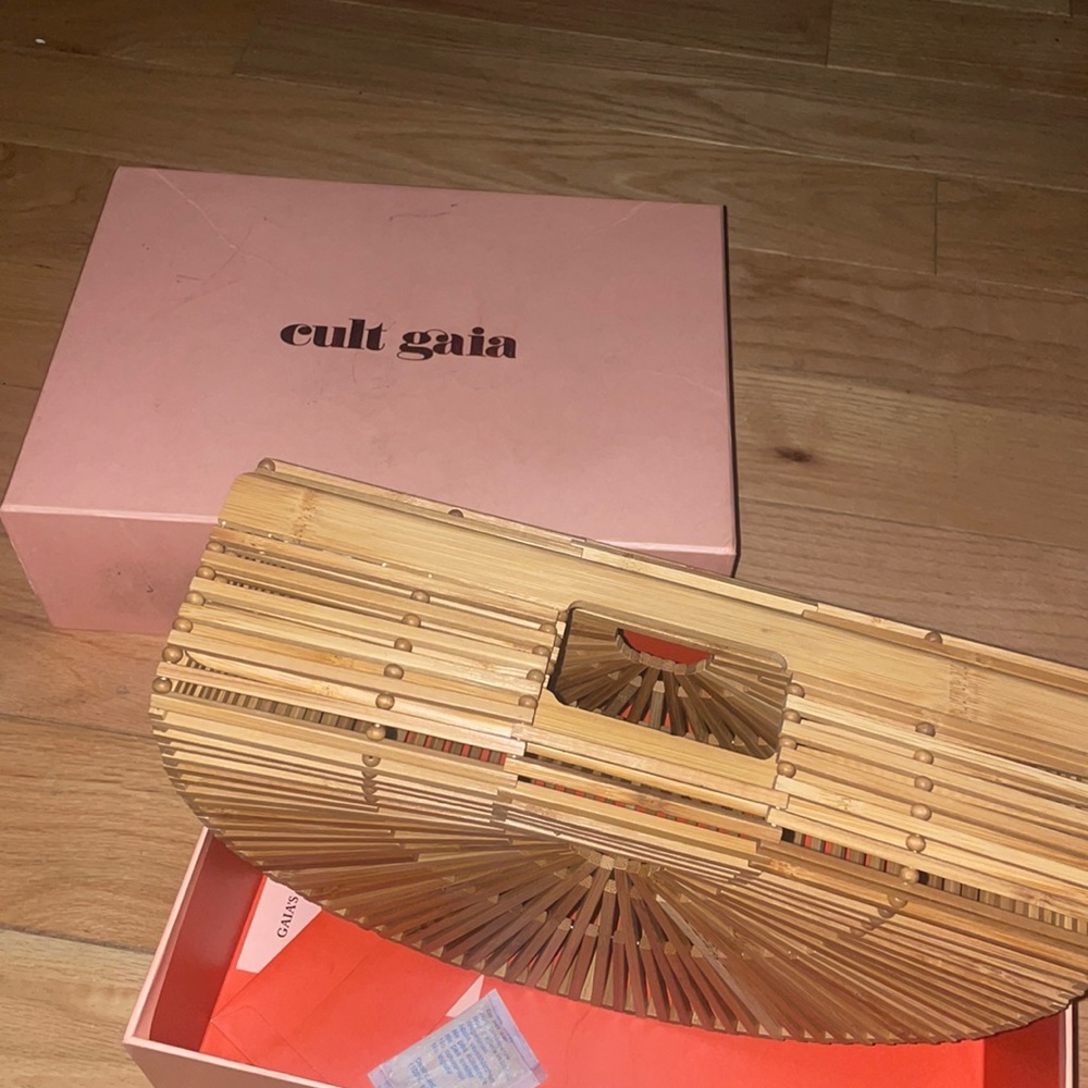 Cult Gia bamboo ark top handle bag (not the mini)